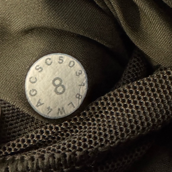 Lululemon Down & Around Green Bomber Jacket (Reversible) Sz 8 - Picture 15 of 15